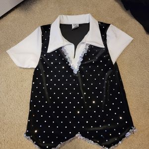 Boys polyester sparkle shirt